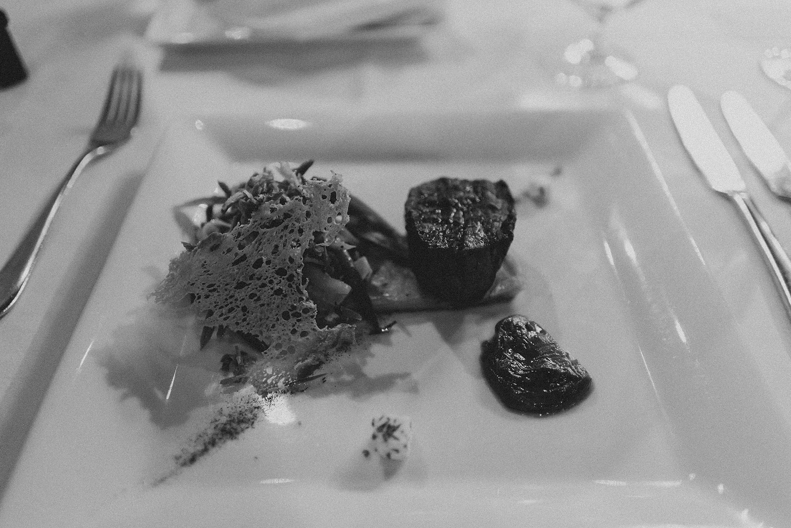 a appetizer salad from George restaurant in Toronto