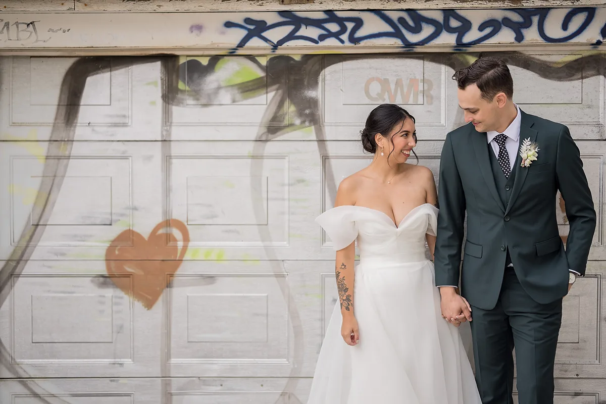 Editorial image of guests celebrating with The Eastcore Colour, Colour Wedding Photography, Toronto in photojournalistic. (0434)
