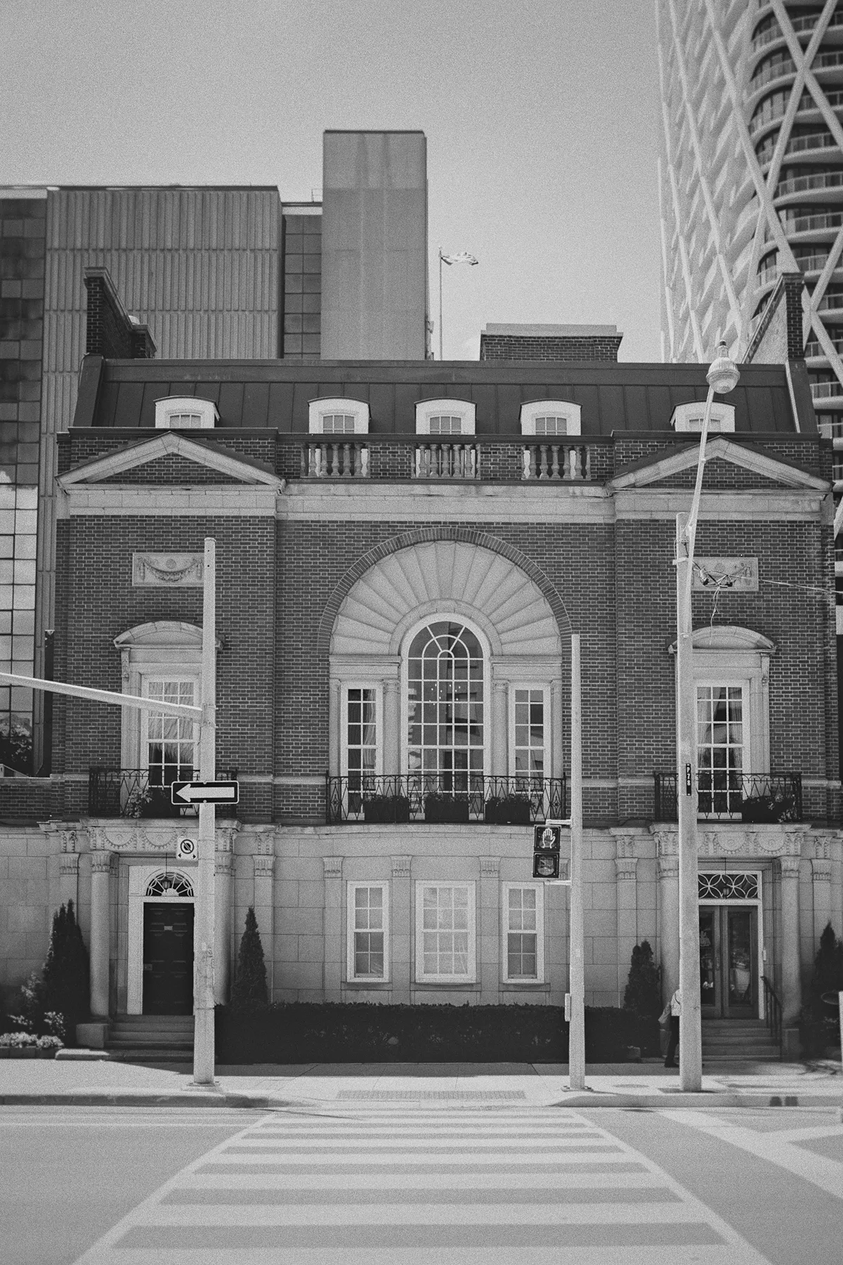 The exterior of the University Club of Toronto ceremony venue