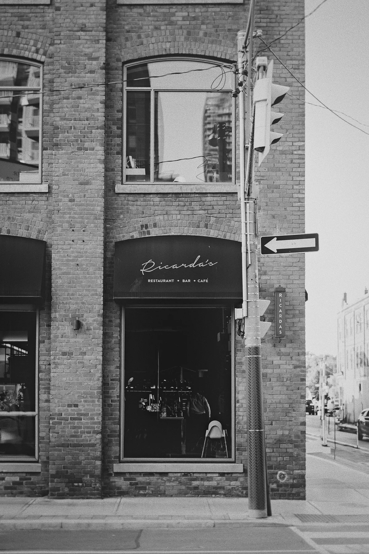 The exterior of the reception venue, Ricarda's