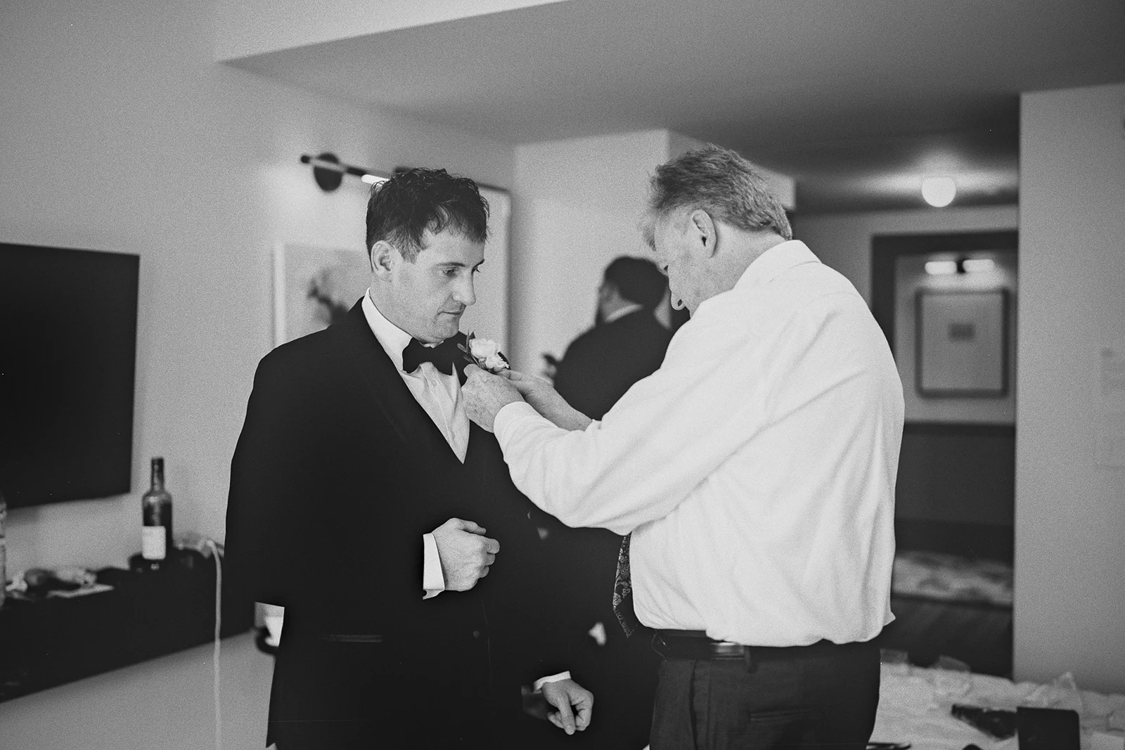A heartfelt moment between Kieran and his father